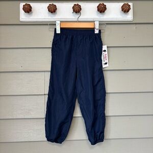 Bape Blue Joggers with Elastic Cuffs and Relaxed Fit